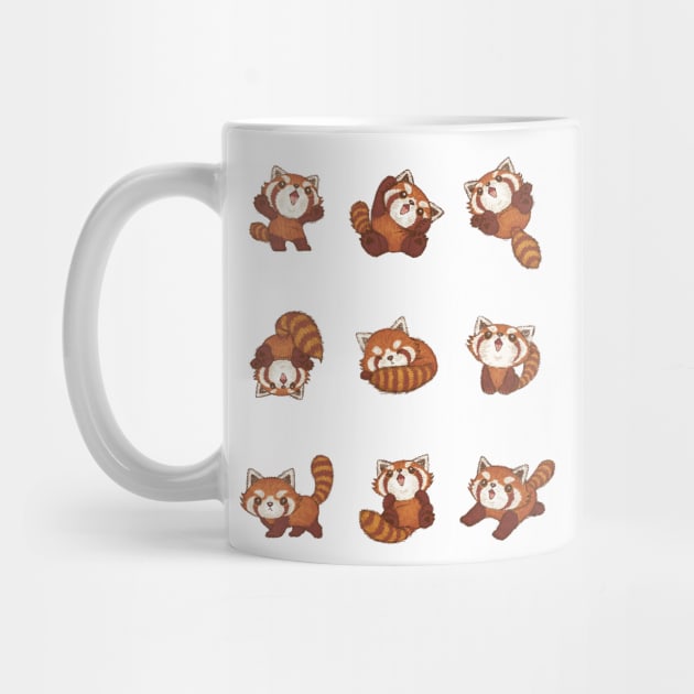 Many Red pandas by sanogawa